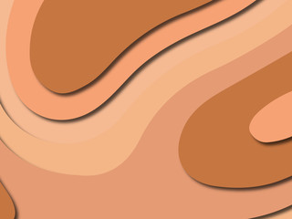 3D abstract paper art style, design layout for business presentations, flyers, posters, prints, decoration, cards, brochure cover.