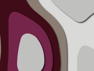 3D abstract paper art style, design layout for business presentations, flyers, posters, prints, decoration, cards, brochure cover.