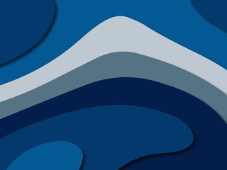 3D abstract paper art style, design layout for business presentations, flyers, posters, prints, decoration, cards, brochure cover.