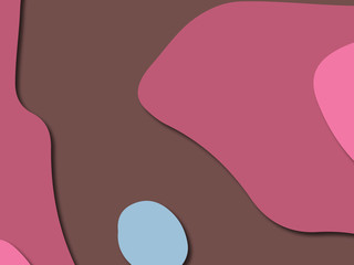 3D abstract paper art style, design layout for business presentations, flyers, posters, prints, decoration, cards, brochure cover.