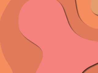 3D abstract paper art style, design layout for business presentations, flyers, posters, prints, decoration, cards, brochure cover.