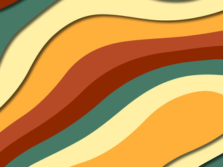 3D abstract paper art style, design layout for business presentations, flyers, posters, prints, decoration, cards, brochure cover.