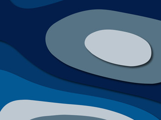 3D abstract paper art style, design layout for business presentations, flyers, posters, prints, decoration, cards, brochure cover.