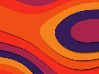 Obraz premium 3D abstract paper art style, design layout for business presentations, flyers, posters, prints, decoration, cards, brochure cover.