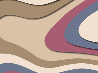 3D abstract paper art style, design layout for business presentations, flyers, posters, prints, decoration, cards, brochure cover.