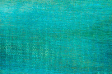 Painted green canvas background texture.