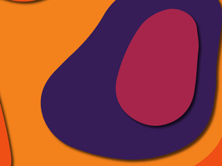 3D abstract paper art style, design layout for business presentations, flyers, posters, prints, decoration, cards, brochure cover.