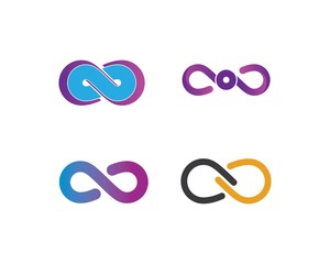 Obraz premium Infinity Design,Infinity logo Vector icon