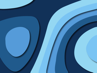 3D abstract paper art style, design layout for business presentations, flyers, posters, prints, decoration, cards, brochure cover.