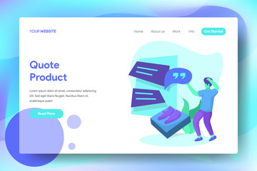 Landing Page Quote Product