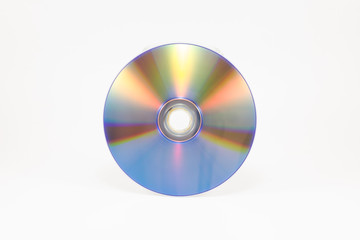 CD on white background