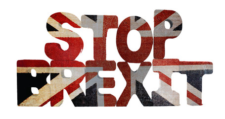 the words STOP BREXIT