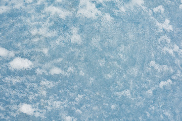 The texture of the ice. The frozen water.Winter background  