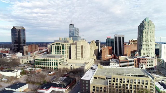 Flyover of Downtown Raleigh