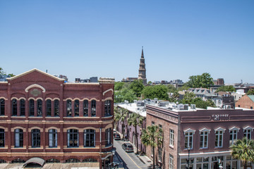 Fototapeta na wymiar skyline Charleston