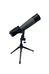 telescope isolated on white background