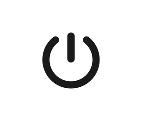 On/off button vector