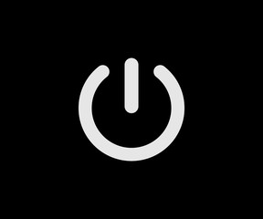 On/off button vector