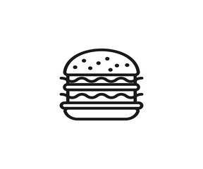 Hamburger, burger vector
