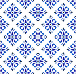 floral tile pattern