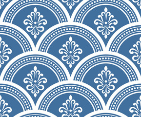 Obraz premium seamless damask wallpaper