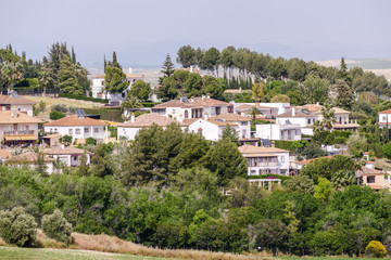 Photo Picture Image of european spanish village building landscape