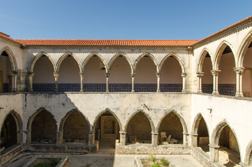 Fototapeta na wymiar cloister in the convent of christ in tomar, portugal