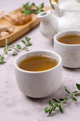 Traditional green herbal tea