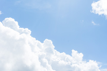 blue sky with clouds