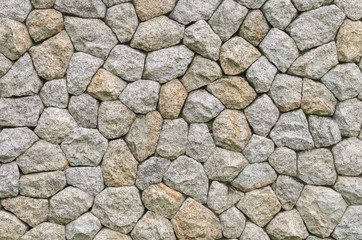 Old grunge white stone brick wall texture abstract background.