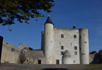 Fototapeta na wymiar Noirmoutier castle, Vendée, France