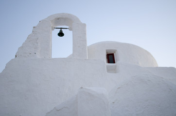 greek church in mykonos, greece