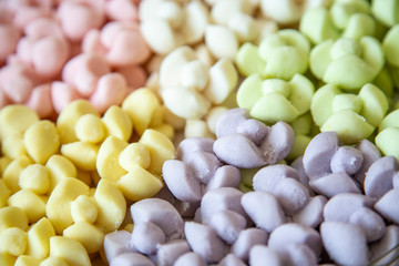 Thai dessert shortbread cookies (Kleeb Lam Duan)