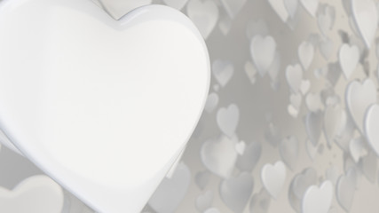 Hearts background for Valentines day