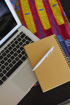 Notebook on a laptop