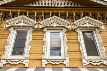 the facade of the house, decoration