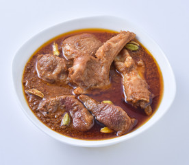 Mutton Korma, Delecious gravy with tender mutton meat and rich cardamom flavor