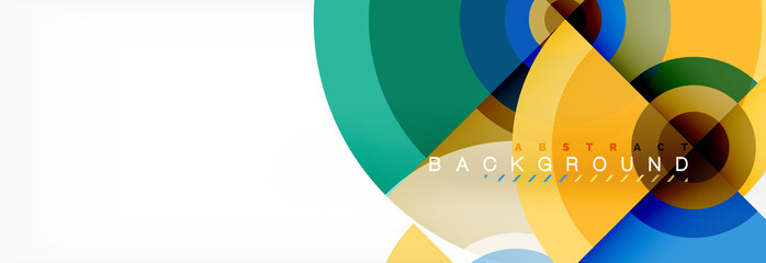 Abstract background circle design