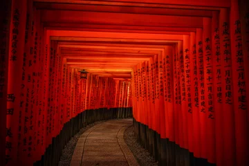 Tuinposter Fushimi Inari Taisha in Kyoto, Japan © Phuong