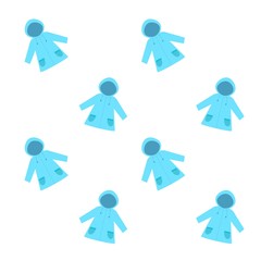 レインコート模様