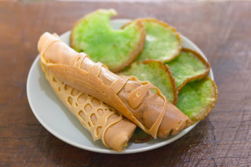 Thai dessert. Thai sweet.