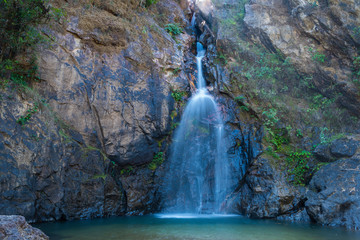 Naklejka premium Jogkadin Waterfall, Thong Pha Phum National Park, Kanchanaburi, Thailand