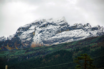 view of mountains