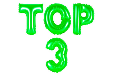 top 3, green color