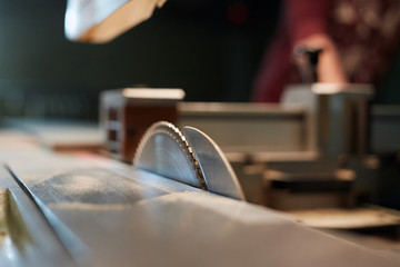 woodworking machine close up