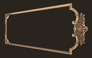 blackboard with frame