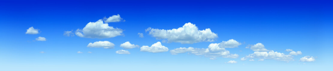 Fototapeta na wymiar Cloudscape - Blue sky and white clouds