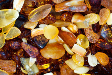 Background, natural amber