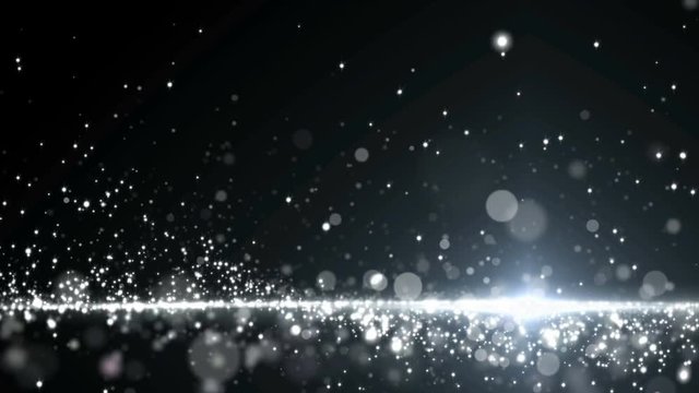 Abstract background silver glitter animation. 4K glittering texture particles. 