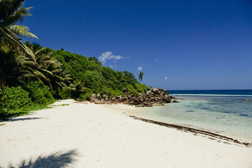 exotic tropical beach view